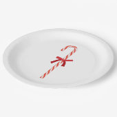A Candy Cane Pappteller (Schrägansicht)