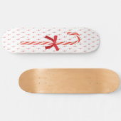 A Candy Cane Skateboard (Horizontal)