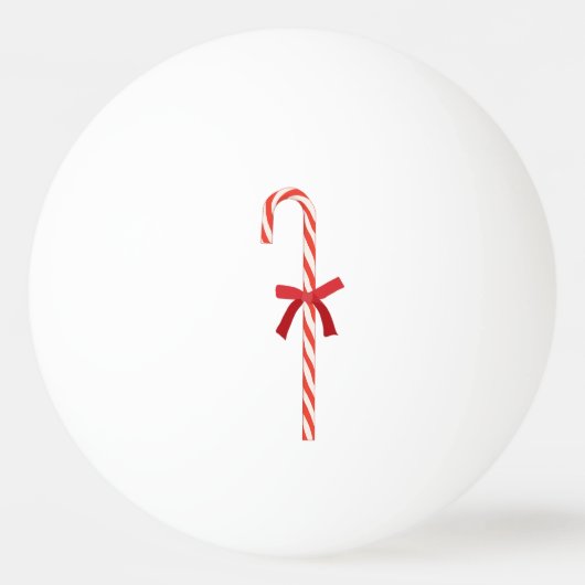 A Candy Cane Tischtennisball (Vorderseite)