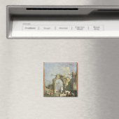 A Capriccio - Ruinen, 18. Jahrhundert Magnet (In Situ (Geschirrspüler))