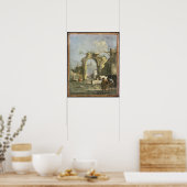 A Capriccio - Ruinen, 18. Jahrhundert Poster (Küche)