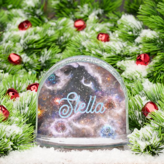 A Captivating Abstract Galactic Nebula Name Schneekugeln (Weihnachten)