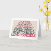 A CARD TO SAY I LOVE YOU IN SO MANY WAYS KARTE (Gelbe Blume)