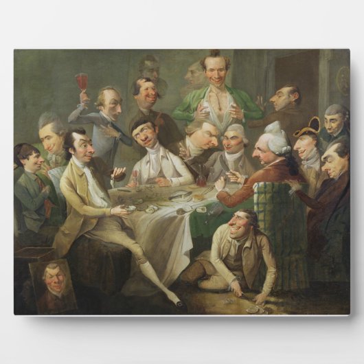 A Caricature Group, c.1776 (oil on canvas) Fotoplatte (Vorderseite)