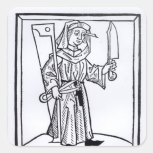 A Carpenter Quadratischer Aufkleber