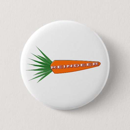A Carrot for Christmas Rentier Button (Vorderseite)