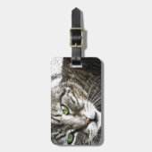 a cat gepäckanhänger (Vorderseite vertikal)