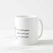 A Cat Holding a Heart Balloon Kaffeetasse (VorderseiteRechts)