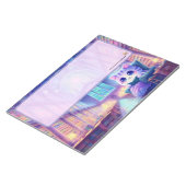 A Cat in the Library Notizblock (angewinkelt)