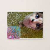 A Cat May Look At A King funny feline Puzzle (Horizontal)