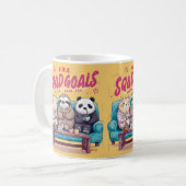 A Cat, Sloth, and Panda's Ultimate Netflix Night Kaffeetasse (Vorderseite Links)