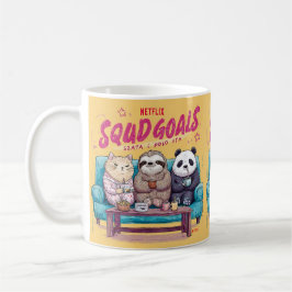  A Cat, Sloth, and Panda's Ultimate Netflix Night Kaffeetasse