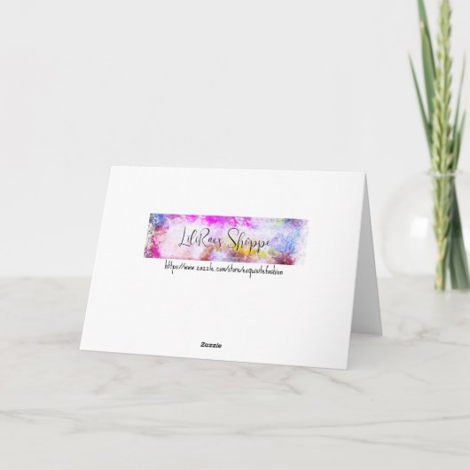 A Cats Valentine Karte (Rückseite)