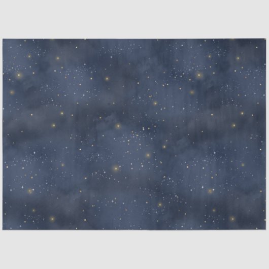 A Celestial Starry Night Series Design 13 Seidenpapier (Vorderseite)