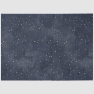 A Celestitic Starry Night Series Design 7 Seidenpapier