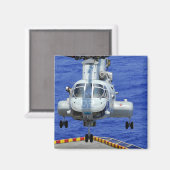 A CH-46E Sea Knight Hubschrauber Magnet (Vorderseite/Rückseite)