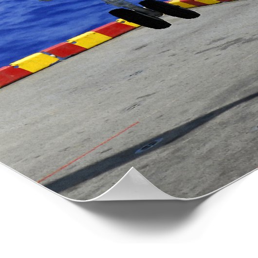 A CH-46E Sea Knight Hubschrauber Poster (Ecke)