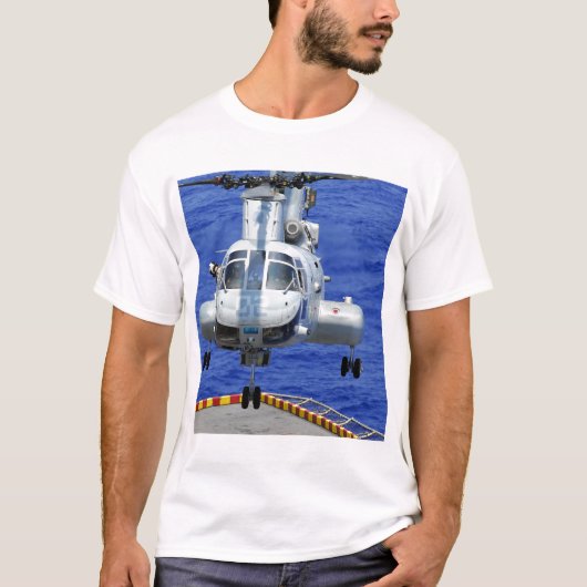 A CH-46E Sea Knight Hubschrauber T-Shirt (Vorderseite)