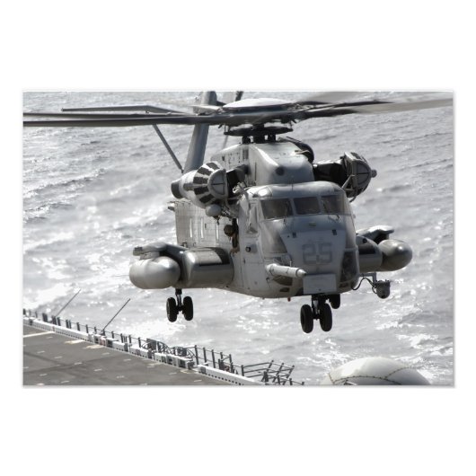 A CH-53E Super-Stallion Hubschrauber Fotodruck (Vorne)