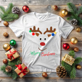 A cheerful Christmas reindeer T-Shirt