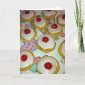 A Cherry Bakewell Tart Karte (Vorderseite)