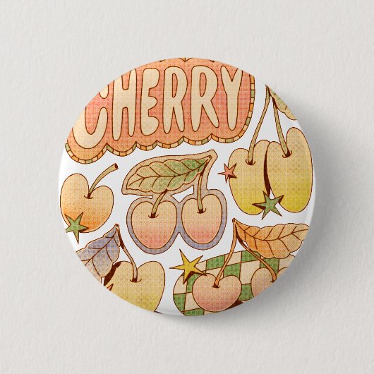 A Cherry / Cherry Illustrations Button (Vorderseite)