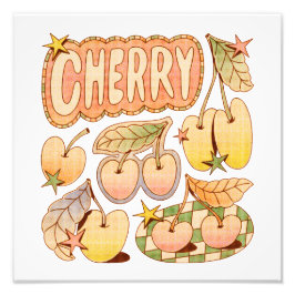 A Cherry / Cherry Illustrations Fotodruck
