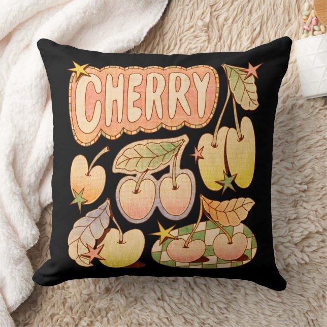 A Cherry / Cherry Illustrations Kissen (Decke)