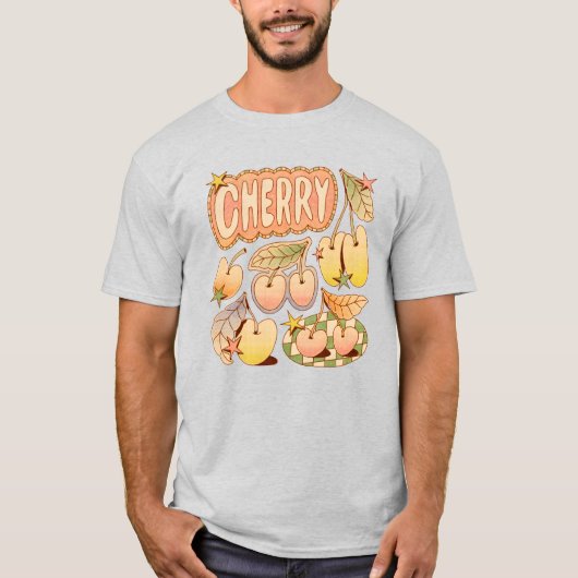 A Cherry / Cherry Illustrations T-Shirt (Vorderseite)