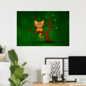 A Cheshire Kitten Poster (Heimbüro)