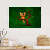 A Cheshire Kitten Poster (Küche)