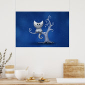 A Cheshire Kitten (Weihnachten) Poster (Küche)