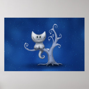 A Cheshire Kitten (Weihnachten) Poster