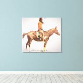 A Cheyenne Brave, 1901 (Farbe litho) Leinwanddruck (Insitu (Holzboden))