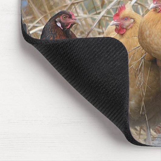 A Chicken Mouse Pad Mousepad (Ecke)