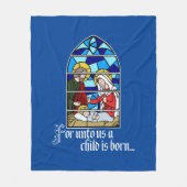 A Child is born Fleecedecke (Vorderseite)
