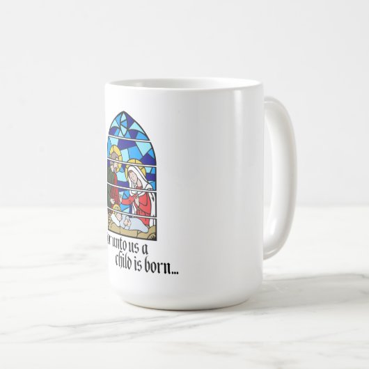 A Child is born Kaffeetasse (VorderseiteRechts)