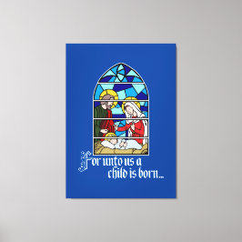 A Child is born Leinwanddruck