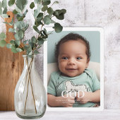 A Child Of God Has Arrived Birth Announcement Card