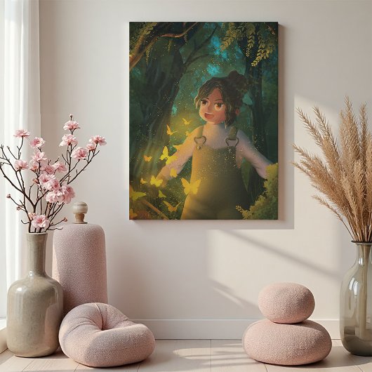 A childish Spark Leinwanddruck