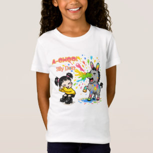 A-CHOO! Dummer Esel – Lustige Cartoon-Esel-Nies-Sz T-Shirt