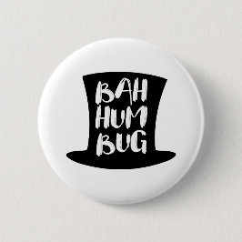 A Christmas Carol Bah Humbug Holiday Round Button