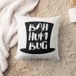 A Christmas Carol Bah Humbug Holiday Throw Kissen