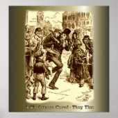 "A Christmas Carol" "Bob Cratchit and Tiny Tim" "T Poster (Vorne)