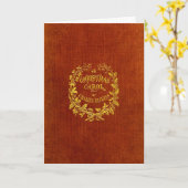 A Christmas Carol Karte (Gelbe Blume)