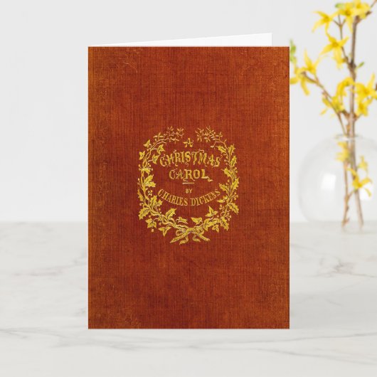 A Christmas Carol Karte (Gelbe Blume)