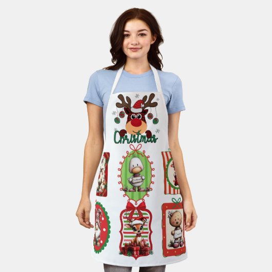 A Christmas Coquette Schürze (Getragen)
