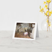 A Christmas Cow Karte (Gelbe Blume)