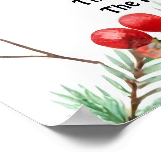 A Christmas Prayer for Peace Poster (Ecke)