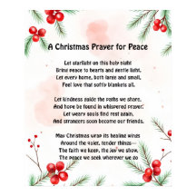 A Christmas Prayer for Peace